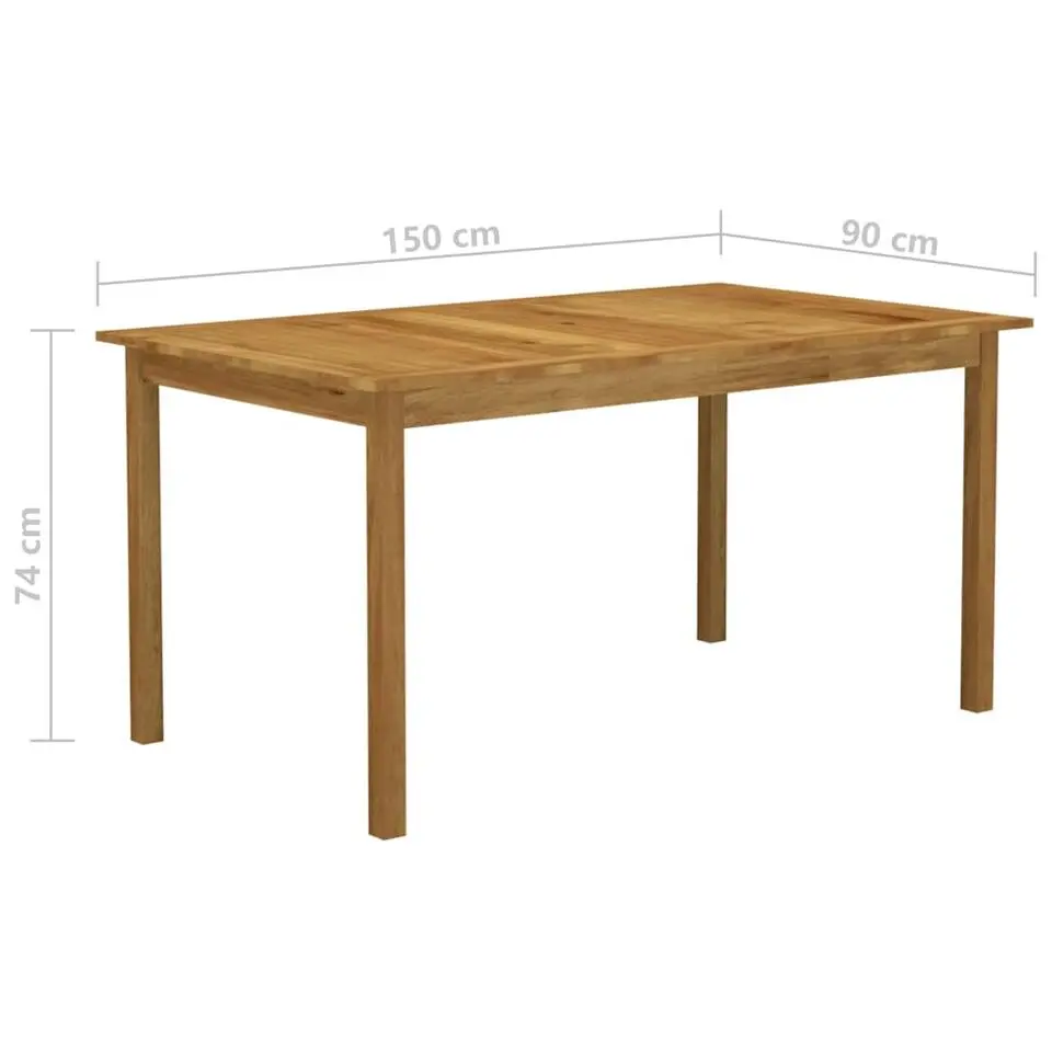 vidaXL - 5-delige Tuinset met wit kussens - Zwart poly rattan - 150x90 cm