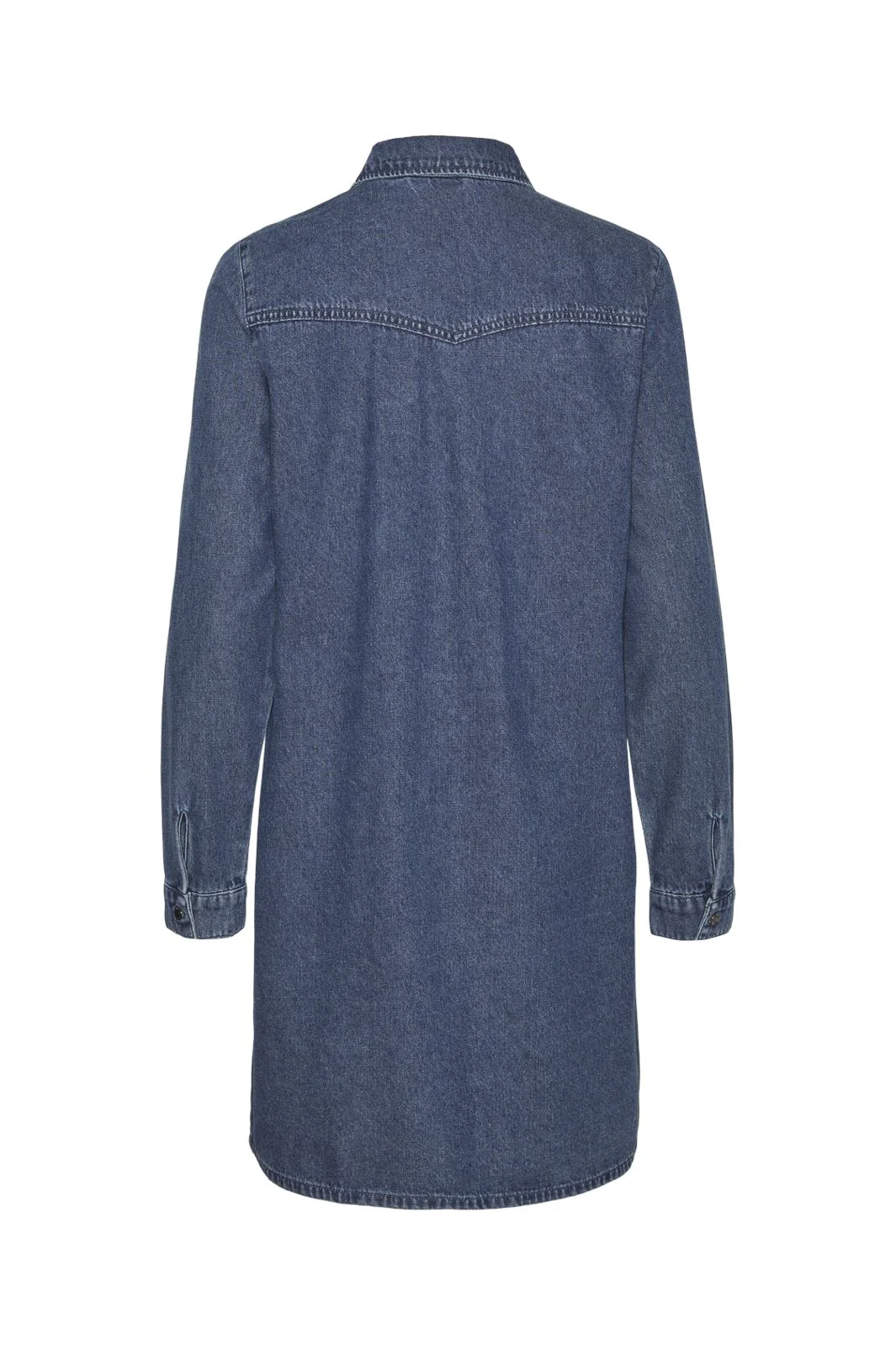 Vero Moda Vmjennie Ls Short Denim Dress Mix 4536351 medium blue denim