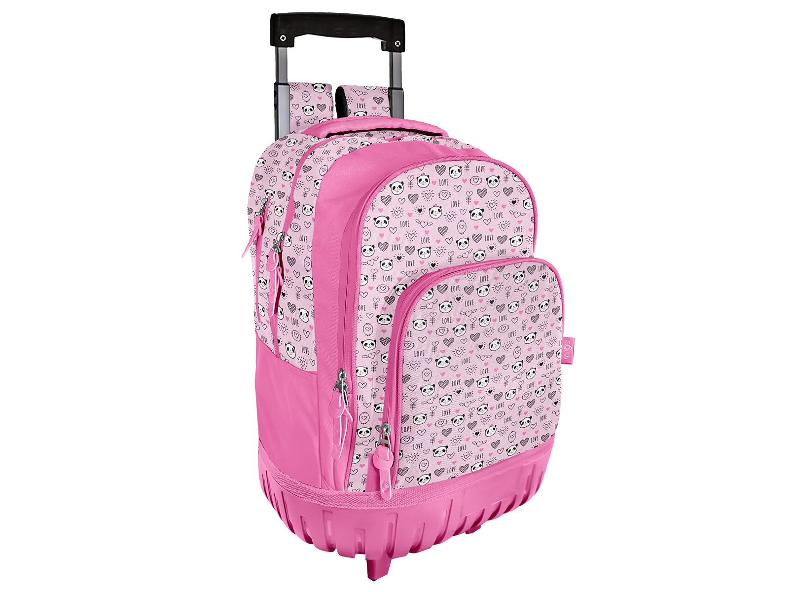 TROLLEY MITOS PANDA LOVE 32X43X18CM