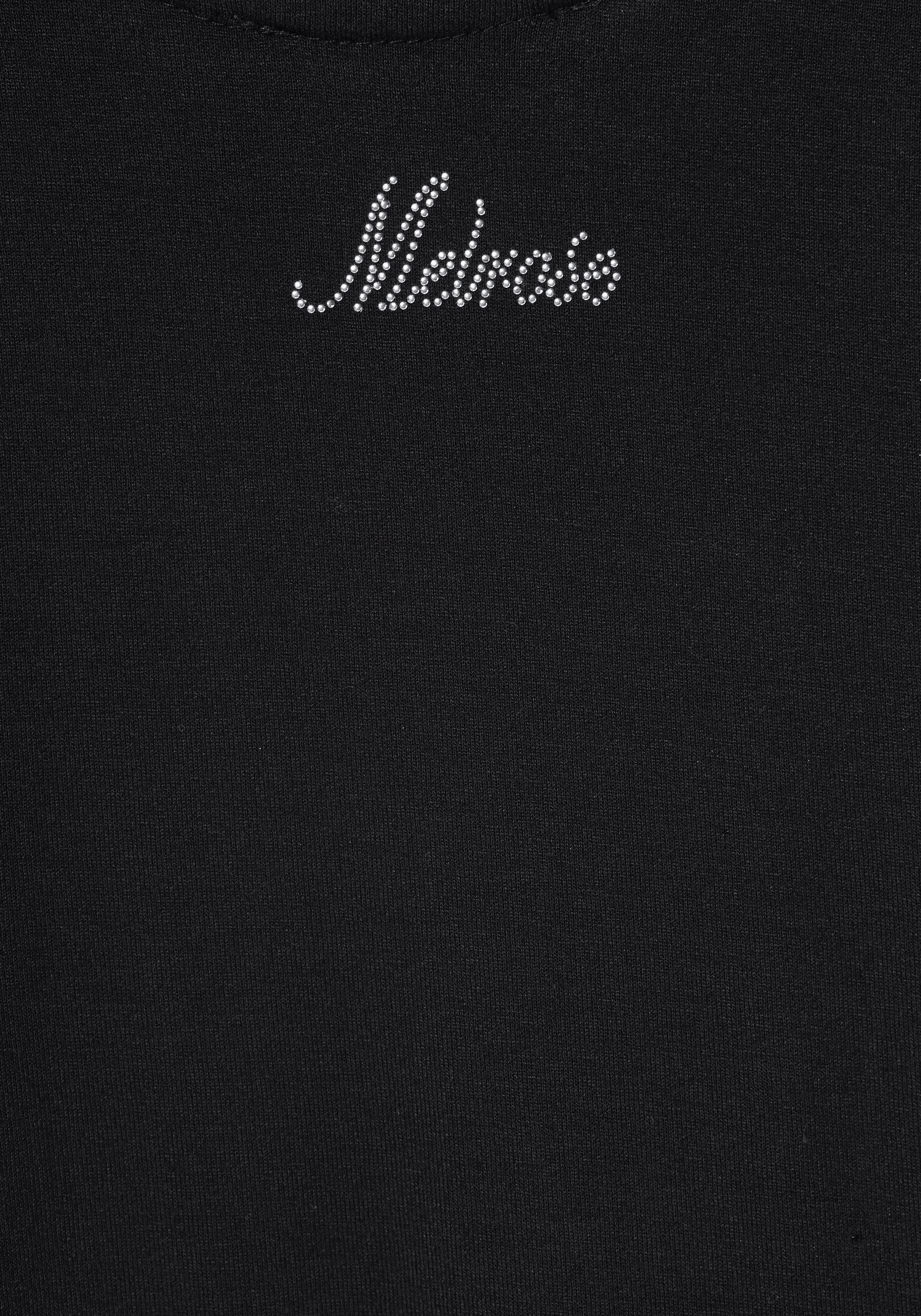 Melrose Longtop, 2 Stk. mit dezentem Glitzer-Logo am Rücken