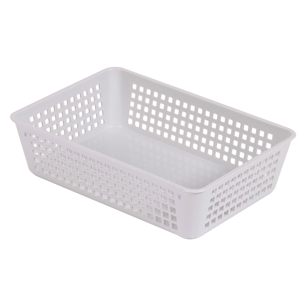 Bac plastique blanc 20x13.5cm