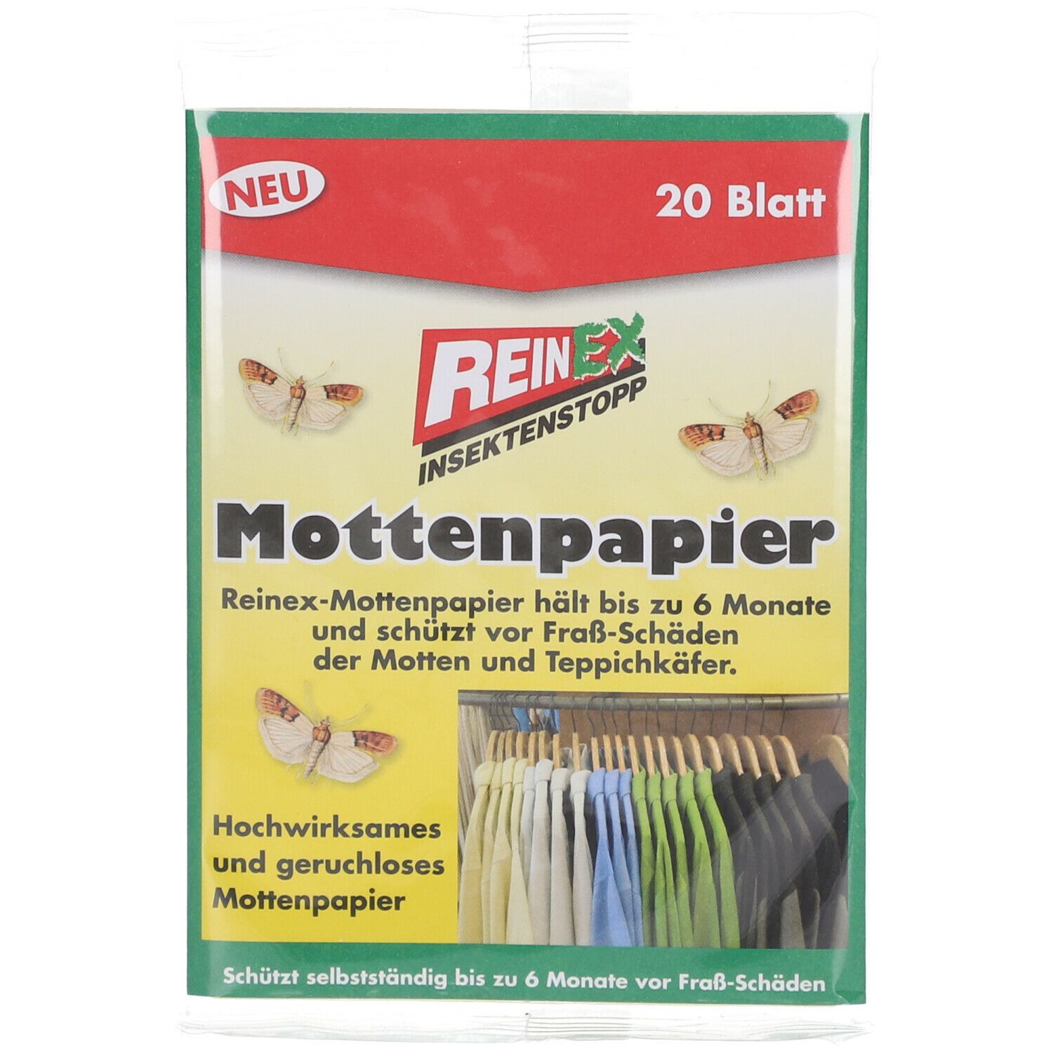REINEX Mottenpapier