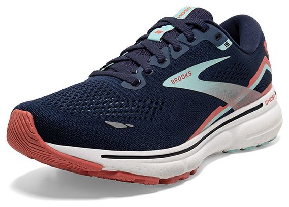 Chaussures Running Brooks Ghost 15 Bleu Rose Femme