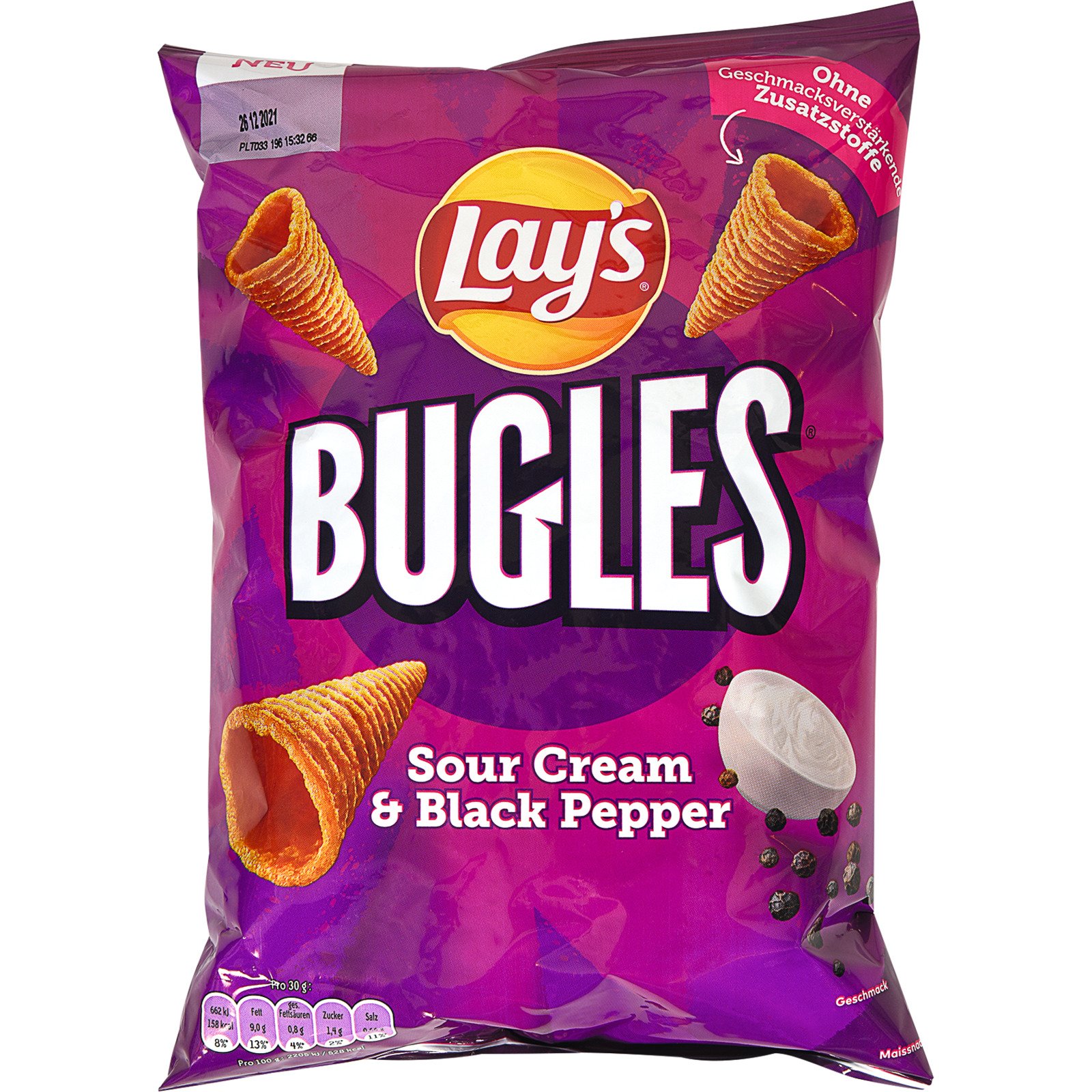 Lay`s Bugles Sour Cream & Black Pep. 95g