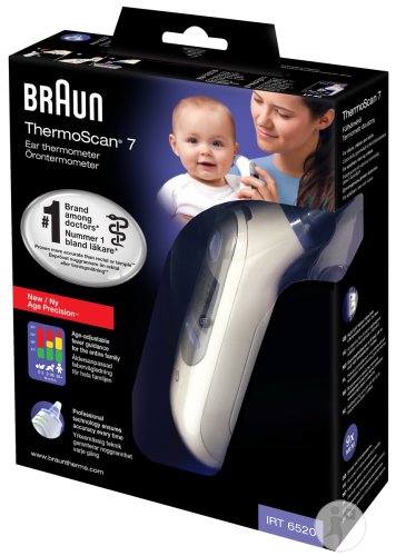 Braun Thermomètre ThermoScan 7 IRT6520 Age Precision 1 Pièce