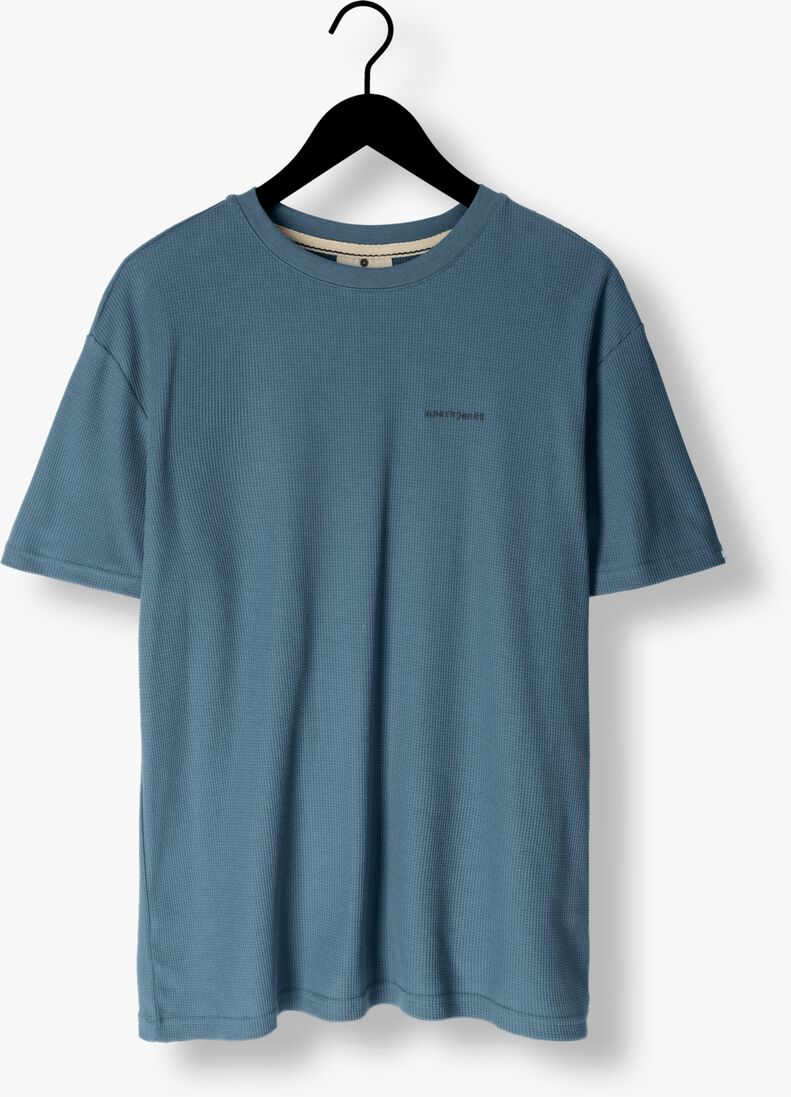 ANERKJENDT blauwe anerkjendt t-shirt akkikki s/s waffle tee
