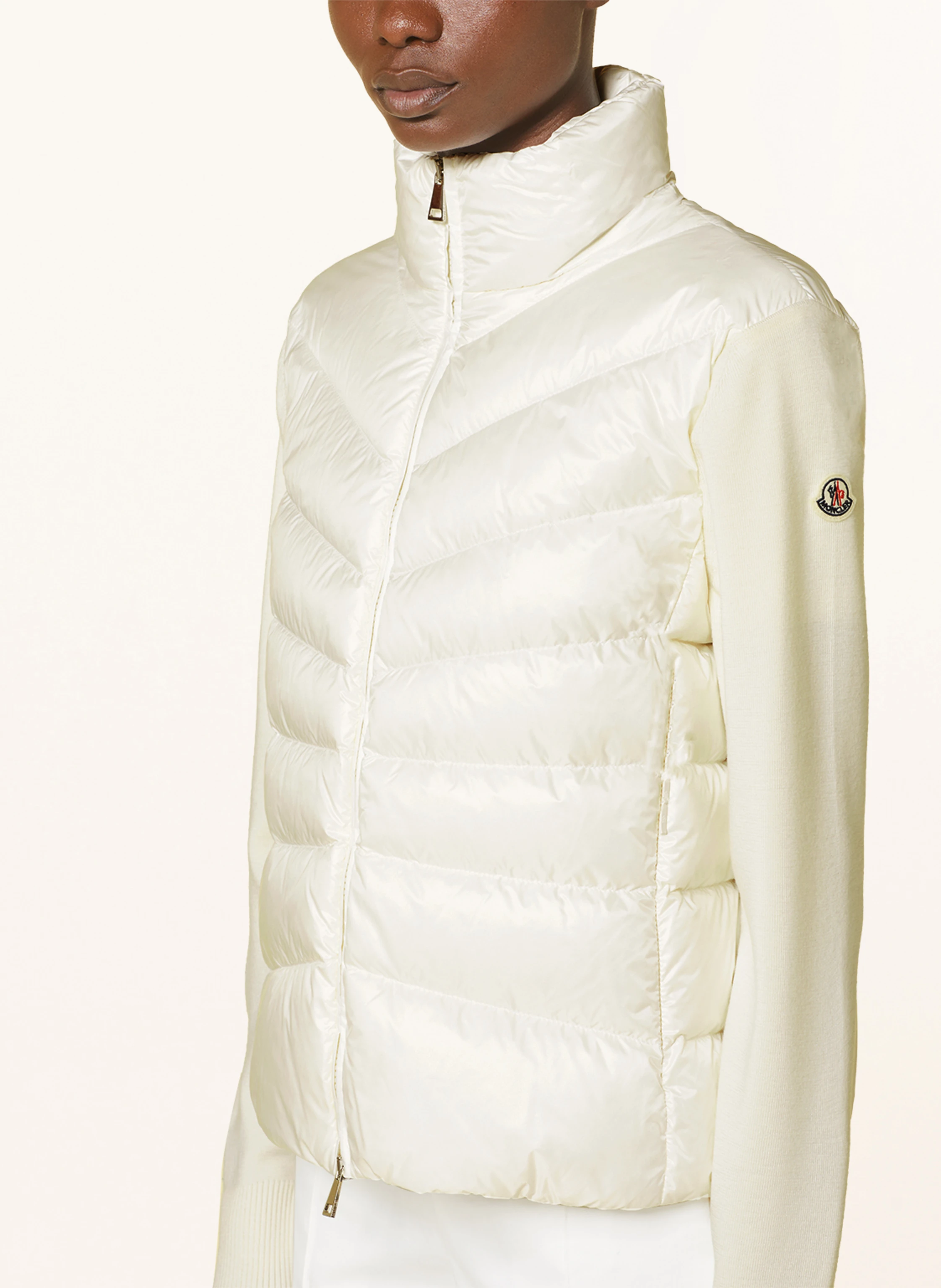 MONCLER Daunenjacke im Materialmix