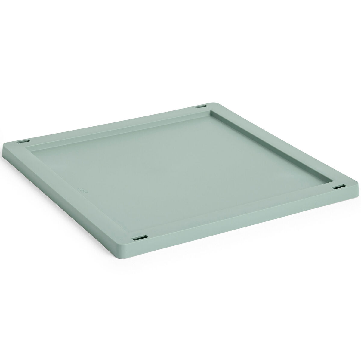HAY Colour Crate Medium Square Cube lokk, sage green
