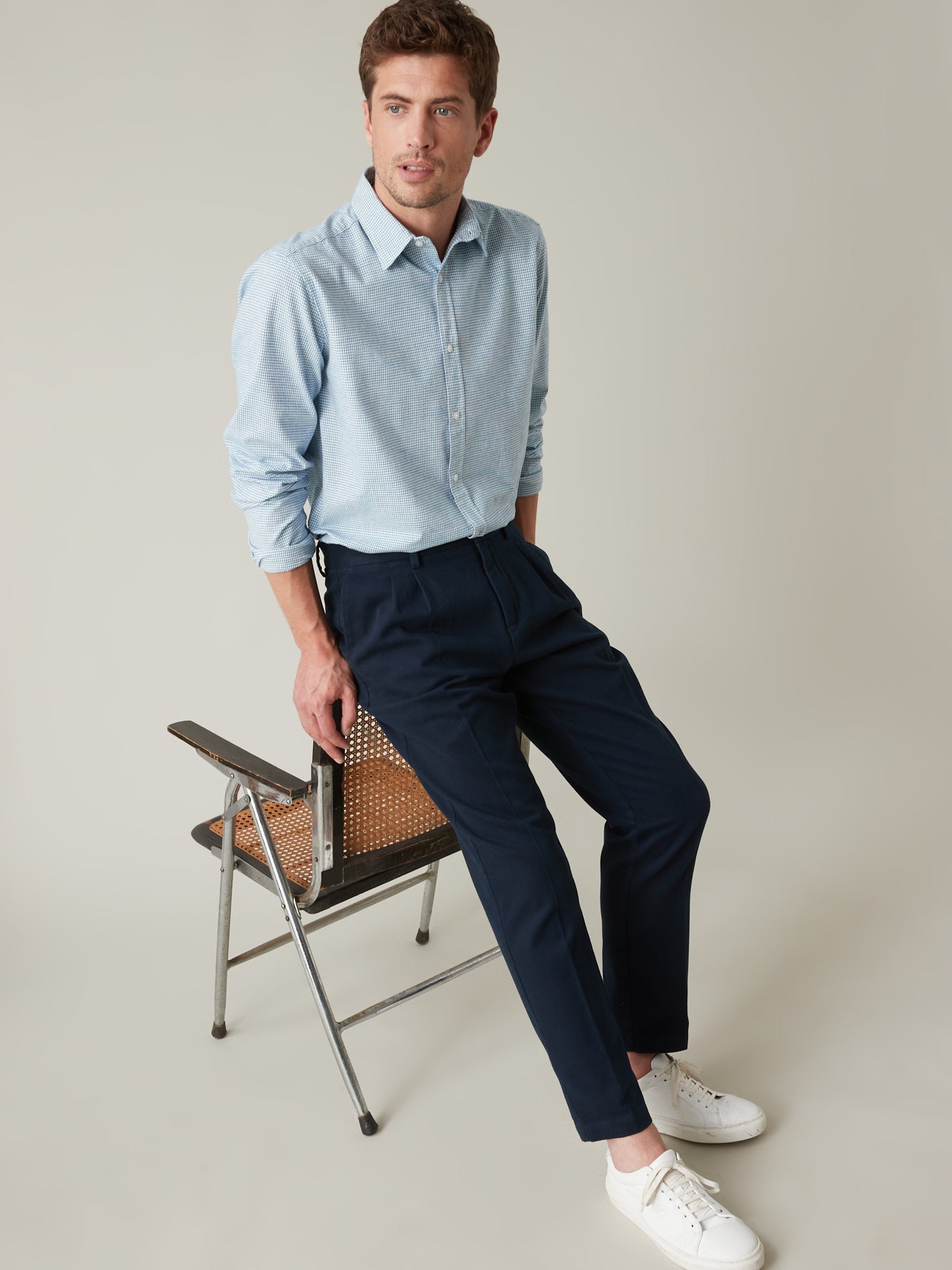 Chemise Regular Fit homme carreaux fenêtre