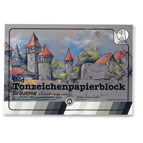 URSUS® Tonzeichenpapier-Block 