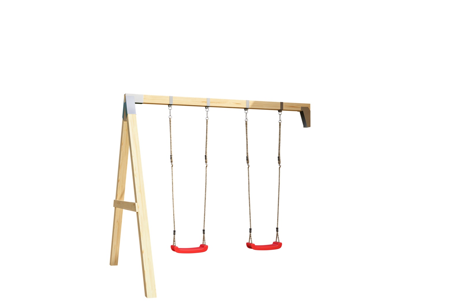Schaukel-Set TIVOLI - naturbelassen - Massivholz