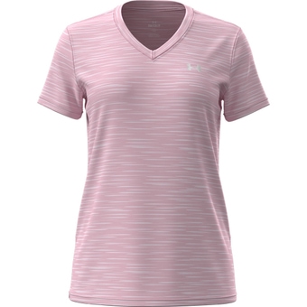 Under Armour Tech SSV- Twist T-Shirt Prime Pink Damen