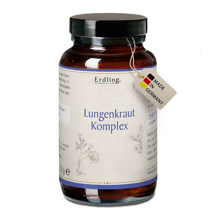 Lungenkraut Komplex MSM NAC vegan Kapseln Erdling, 120 St
