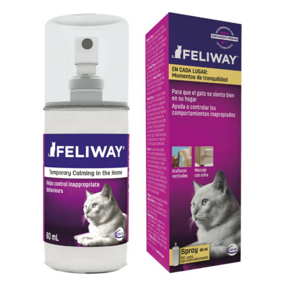 Eliminateur d'odeurs feliway calmant chat (60 ml)