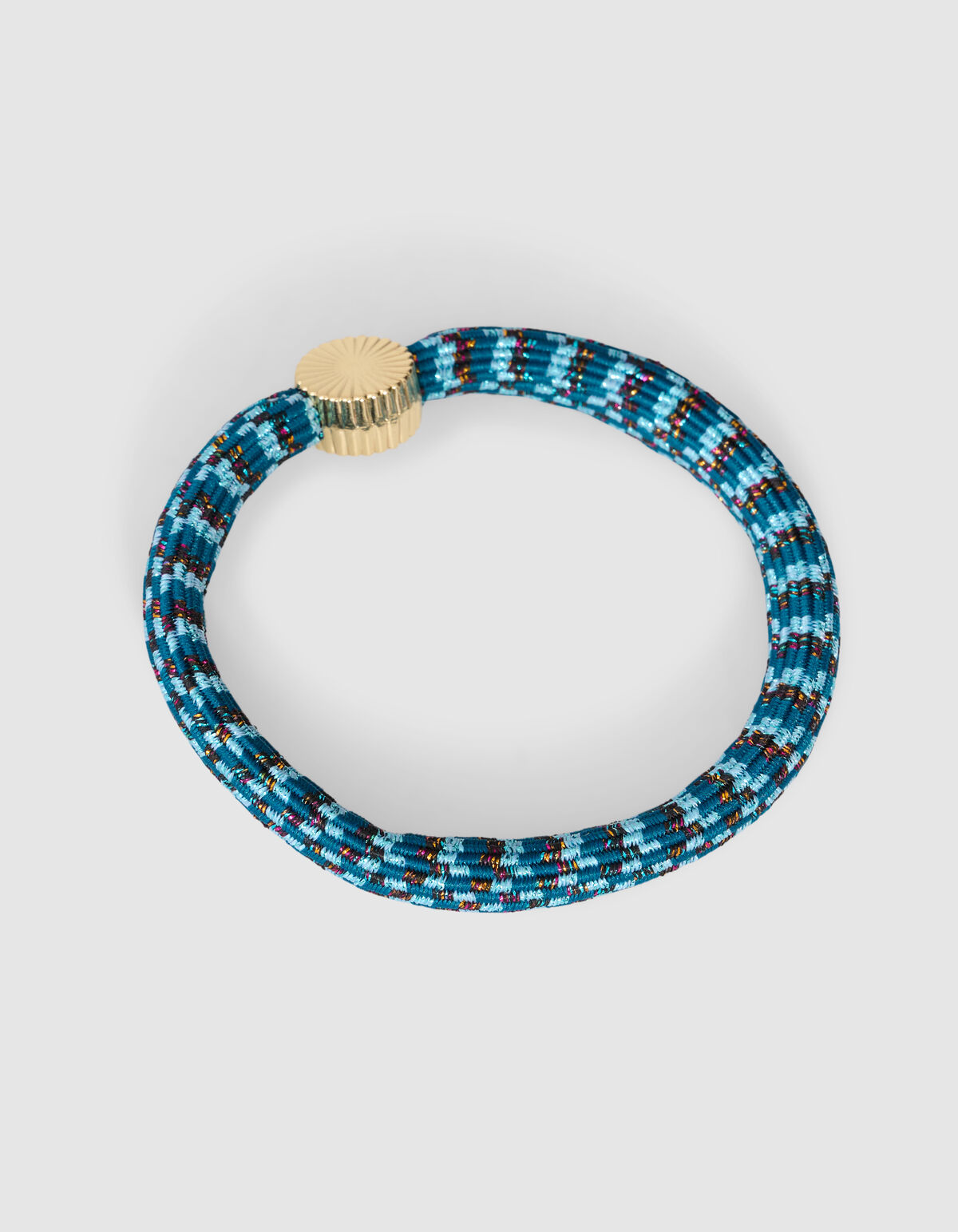 Charm Lurex Haarelastiek Donkerblauw