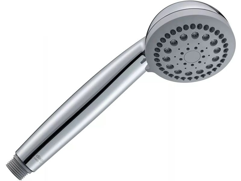 diaqua® EXCLUSIVE, Duschbrause Duchessa Verchromt – Verstellring grau, 1/2