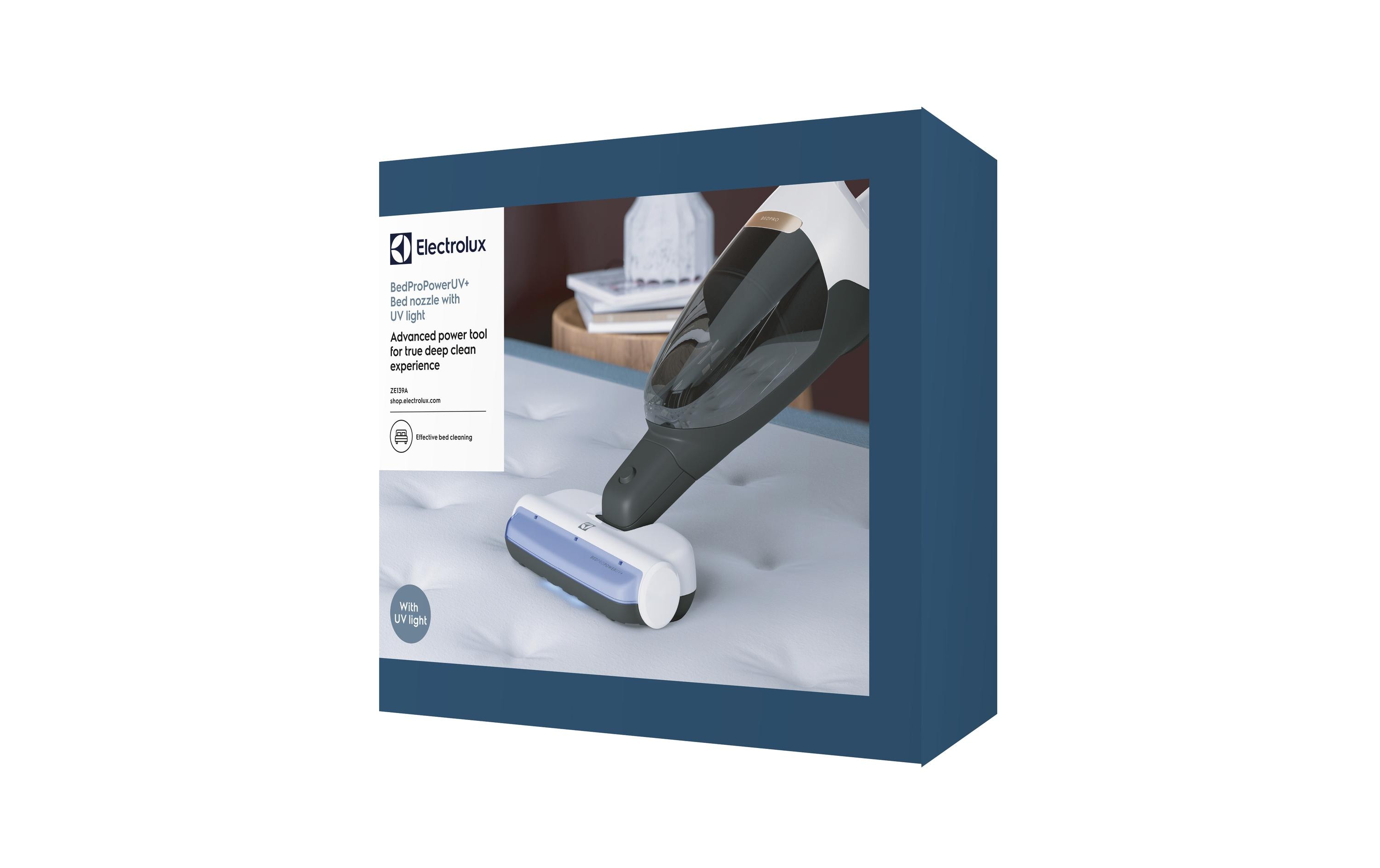BedProPowerUV+ ZE139A Pure Q9 und Well Q6 / Q7 / Q8Handsaugerdüse für Tiefenreinigung von Matratzen und Polster mit UV Licht