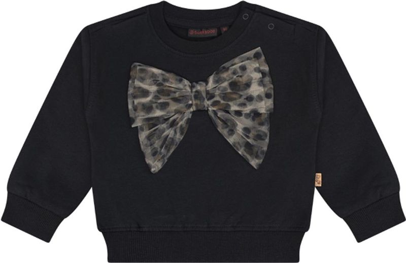 Bakkaboe meisjes sweater - Zwart
