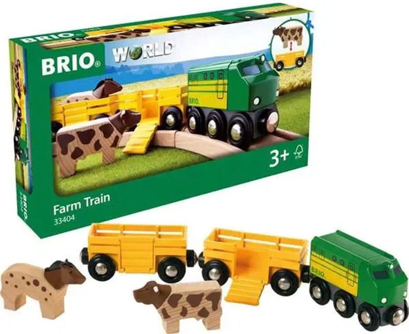 BRIO Trein met boerderijdieren - 33404