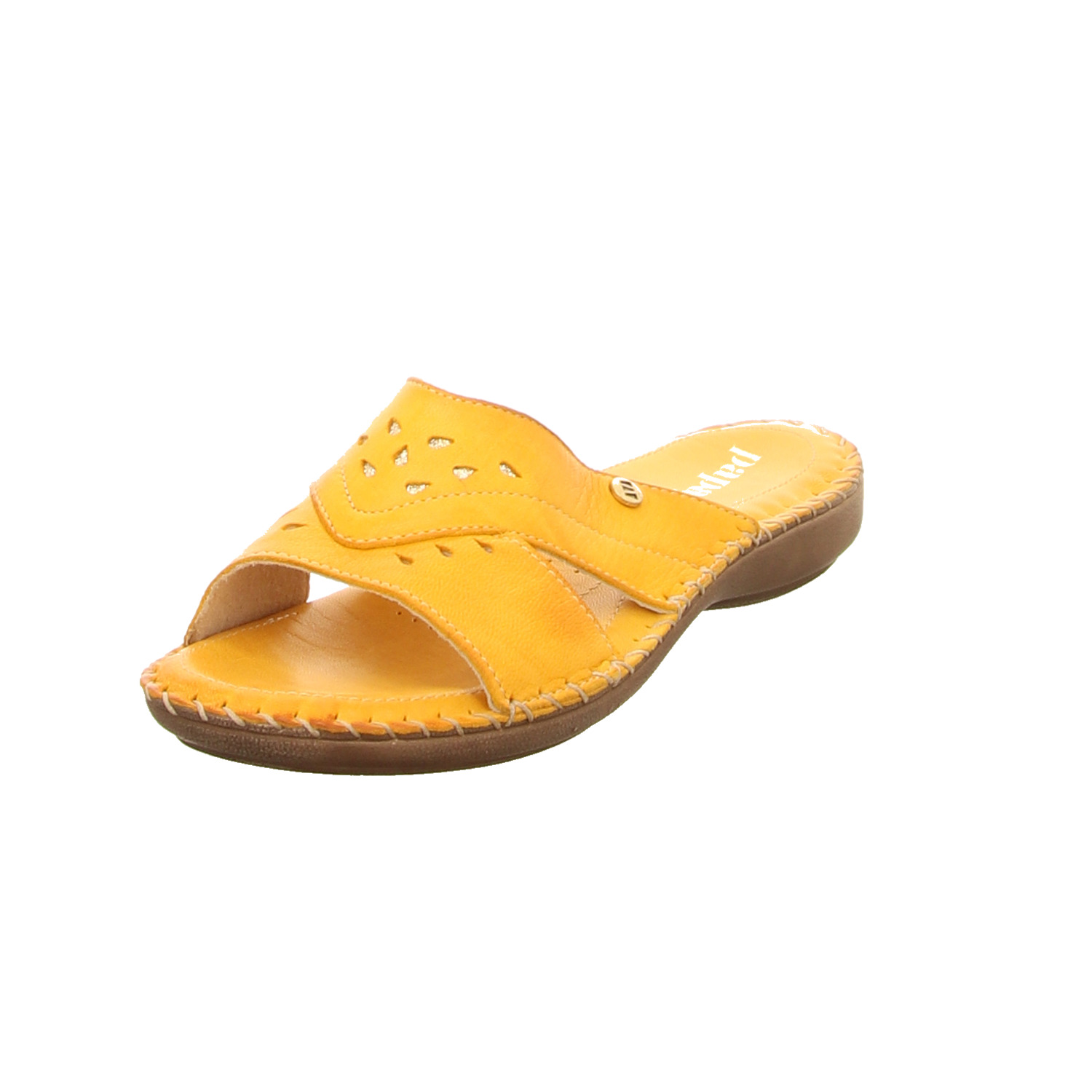 Marchesini Pantoletten gelb gelb/orange