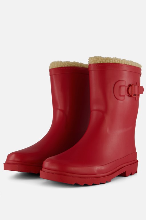 XQ Footwear Regenlaarzen rood Rubber