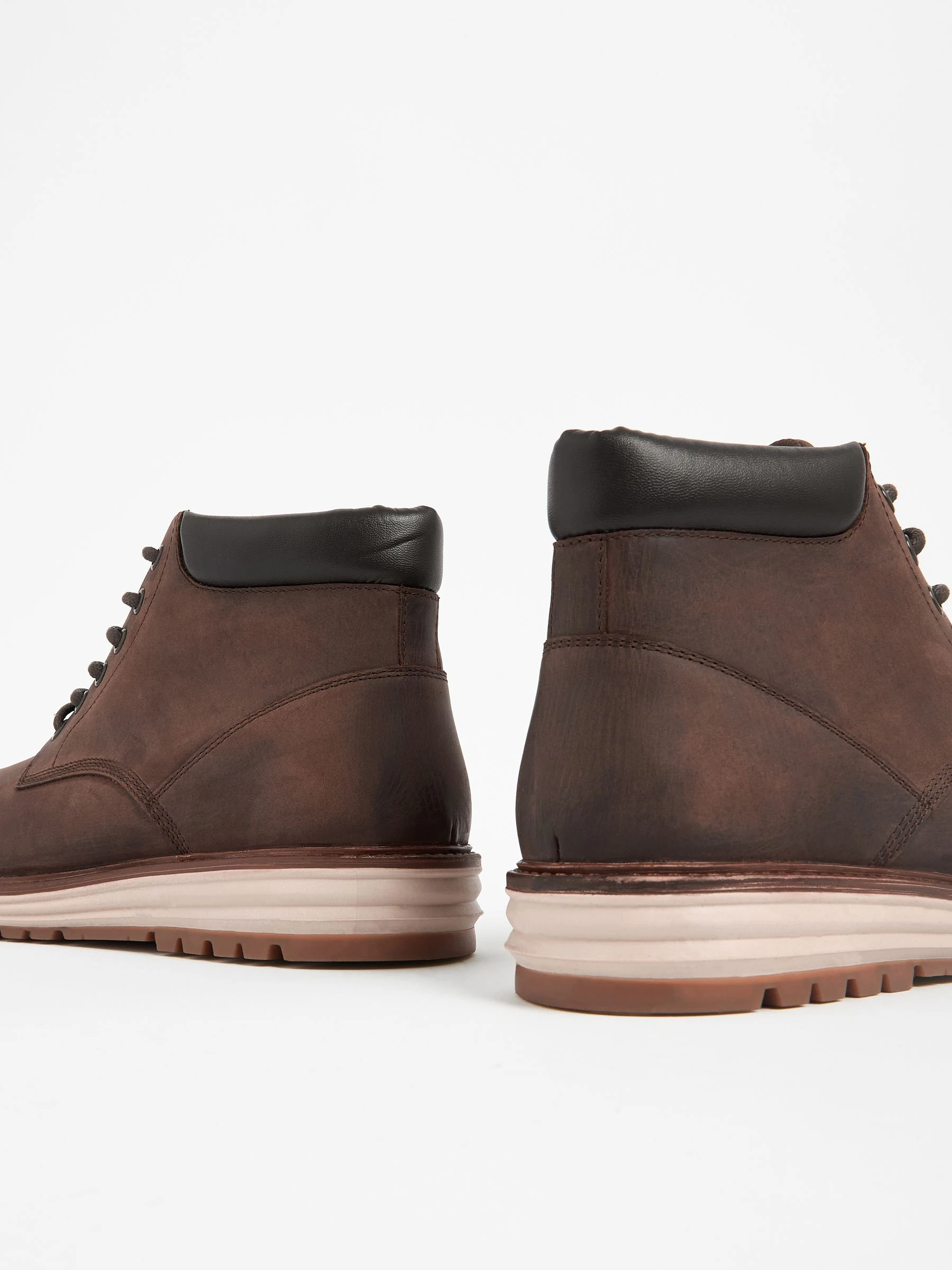 Bruin - Leren hoge schoenen