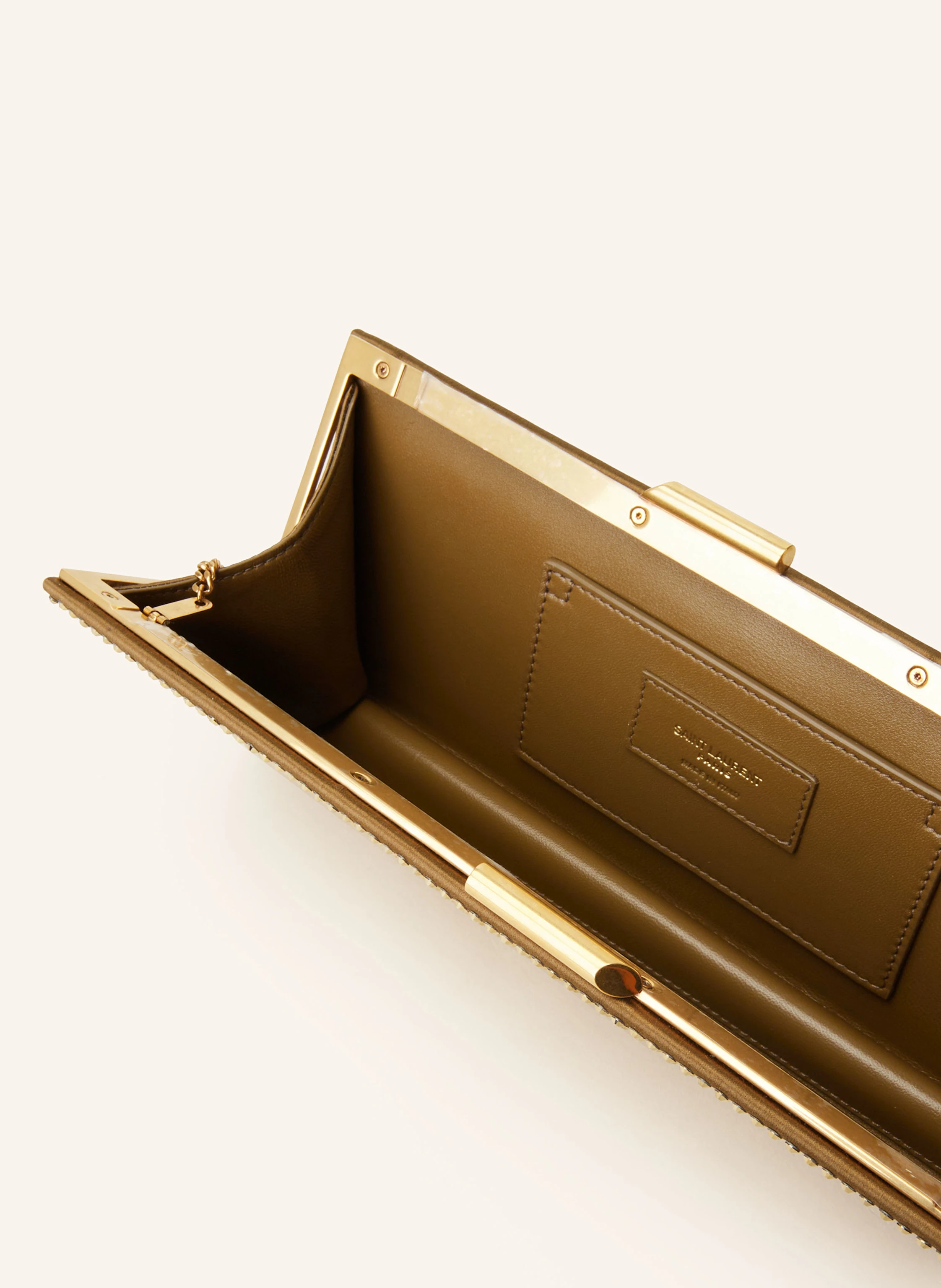 SAINT LAURENT Clutch MIDNIGHT SMALL mit Schmucksteinen