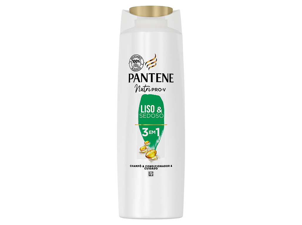 Champô Liso e Sedoso 3 em 1 Pantene 300 ml
