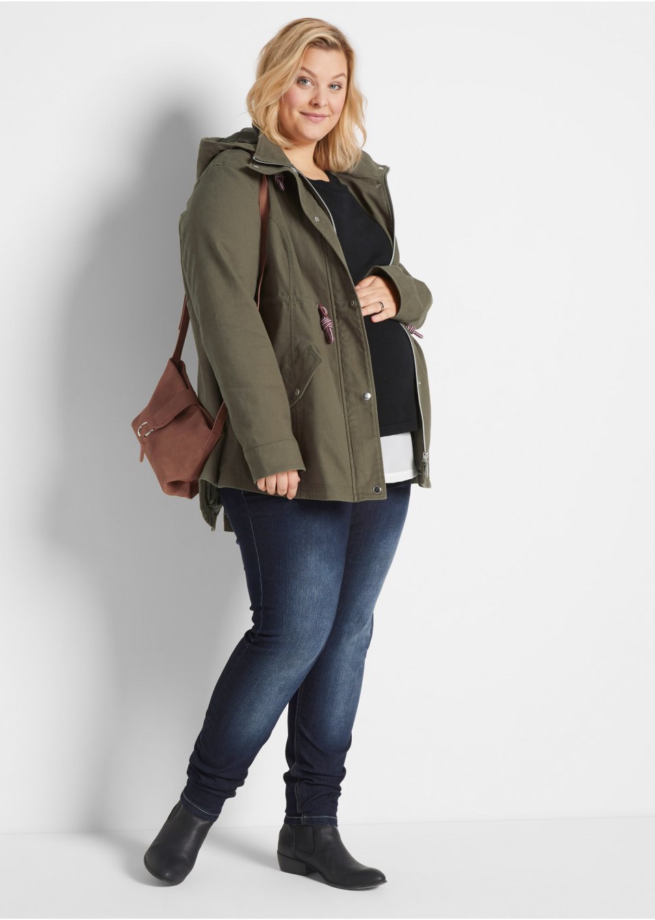 Veste de grossesse et de portage pour la mi-saison