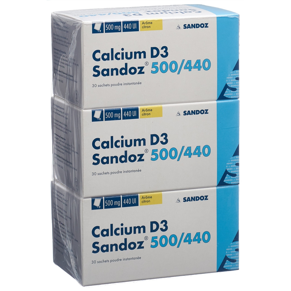 CALCIUM D3 Sandoz Plv 500/440 Btl 90 Stk