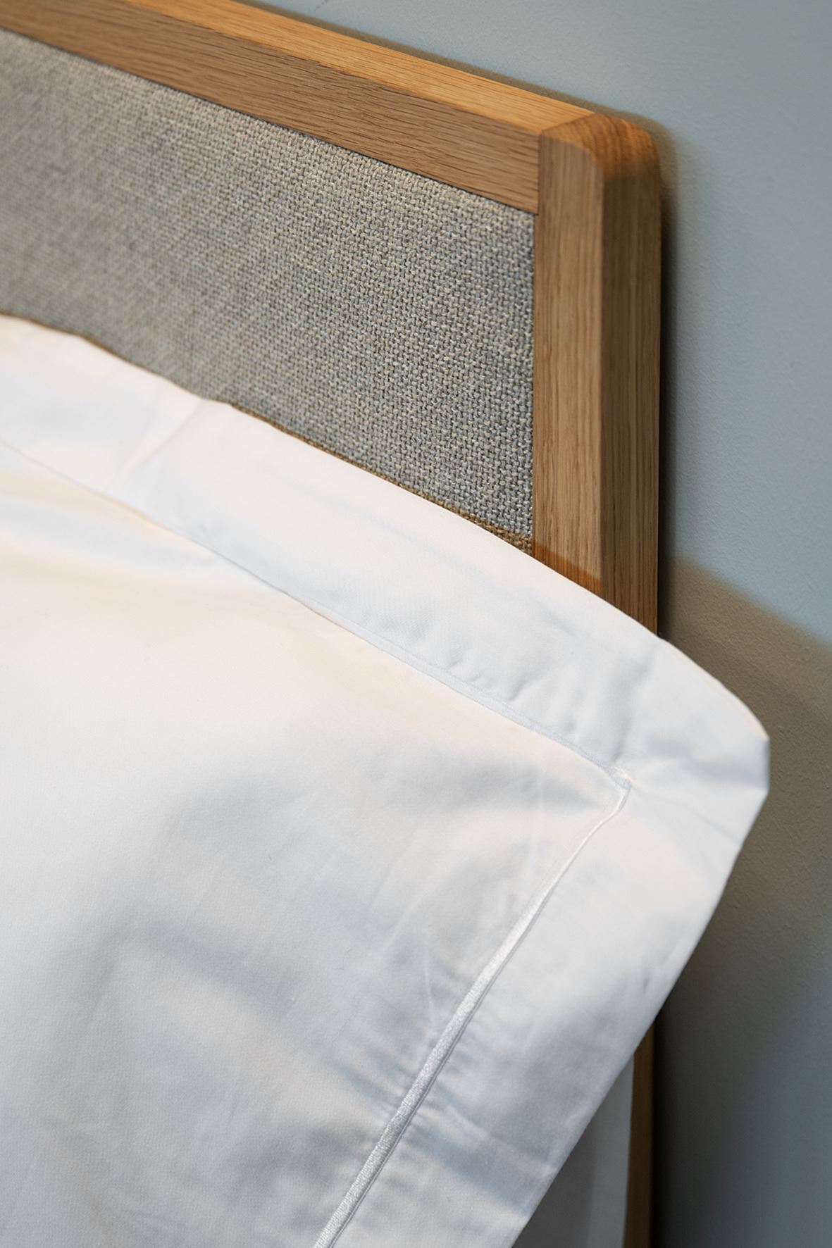 Sengegavl naturoljet beige - 199x3x55 cm