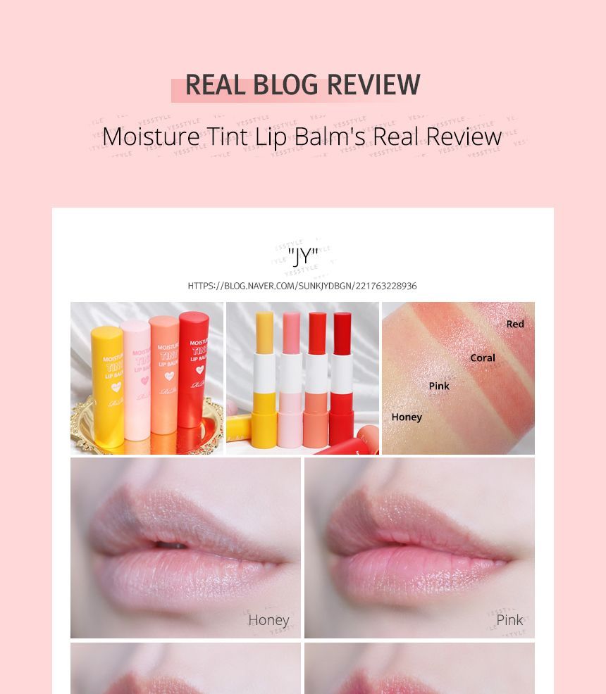 RiRe - Moisture Tint Lip Balm - 4 kleuren