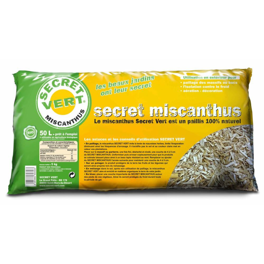 Paillis de miscanthus 5kg (lot de 5) lot de 5