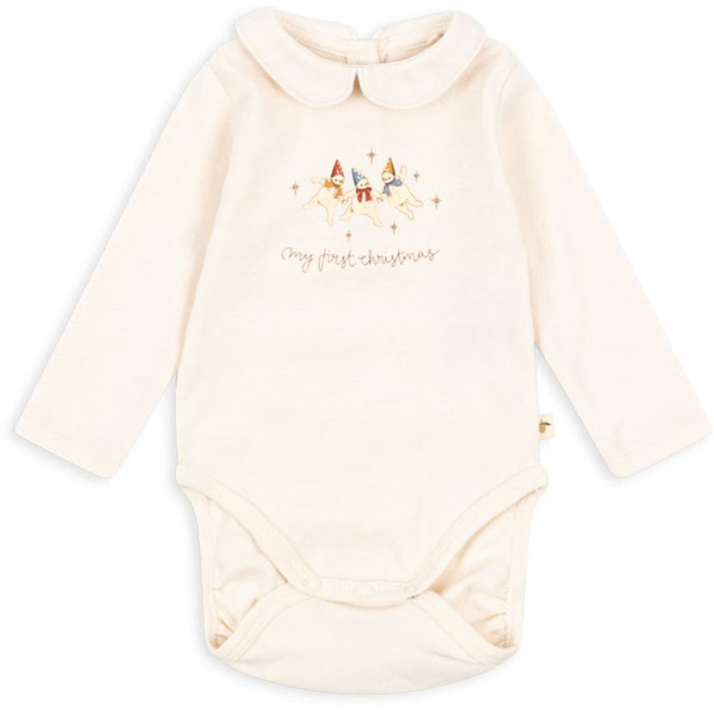 Køb Konges Sløjd Antique White My First Christmas Body Gots