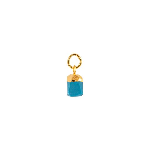 House Of Vincent Fødselssten Vedhæng, December Turquoise/Gold
