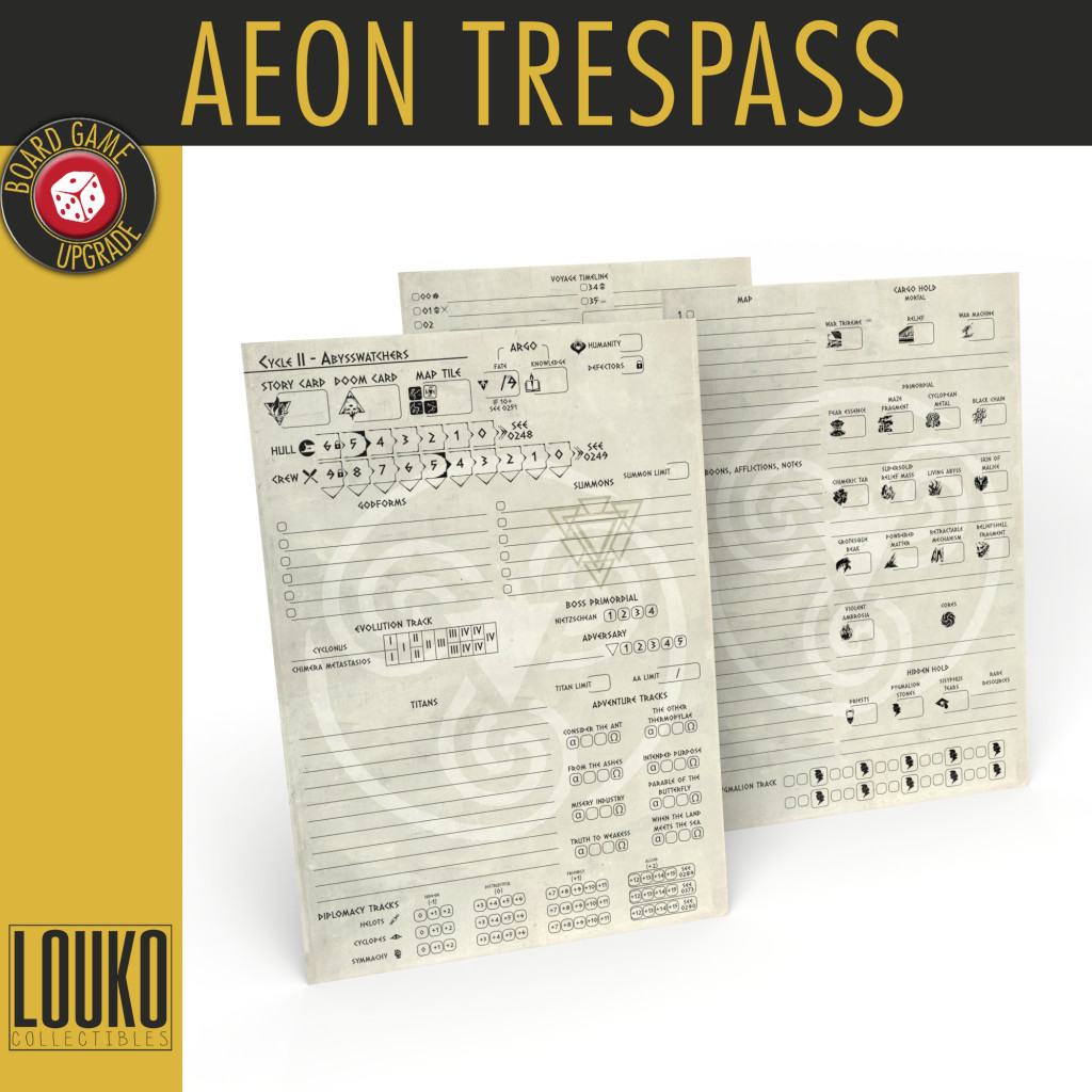 Journaux de campagne réinscriptibles pour Aeon Trespass: Odyssey