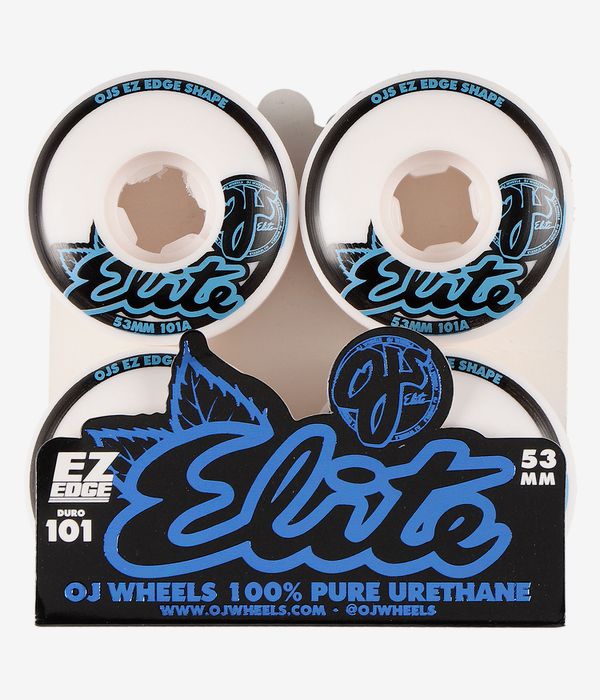OJ Elite EZ Edge II Rollen (white) 53mm 101A 4er Pack