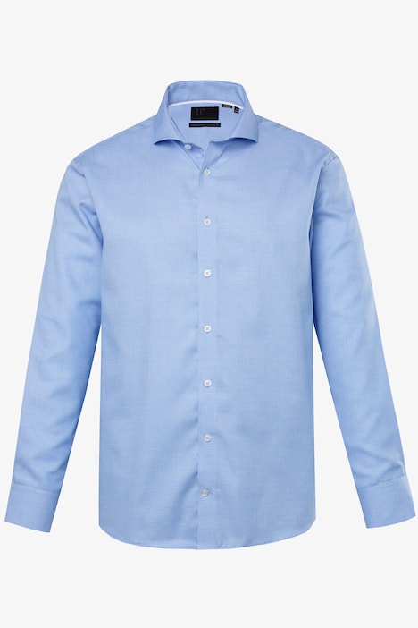 Businesshemd, Langarm, Haifisch-Kragen, Minimal-Print, Easy Care, Comfort Fit, bis 8 XL