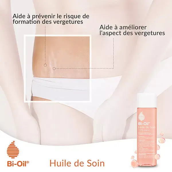 Óleo de tratamento hidratante Bi-Oil para estrias e cicatrizes 125ml