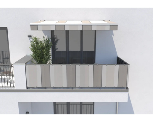 SOLUNA balkonbekleding H:75 cm stof dessin 8935 (per meter verkocht)
