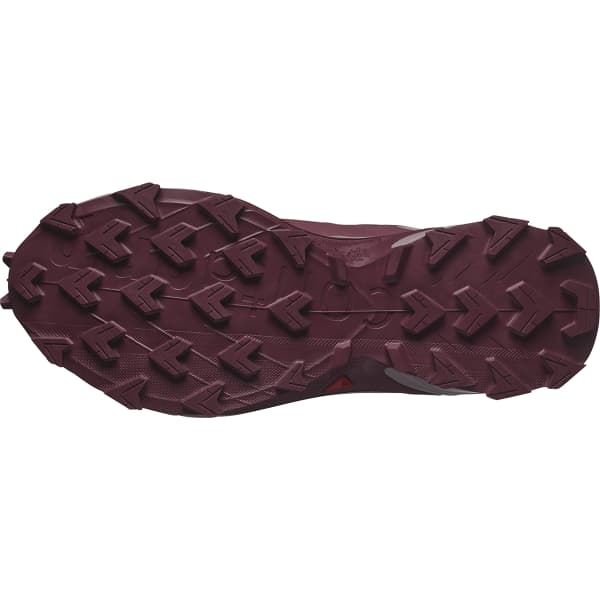 Chaussure trail SALOMON SUPERCROSS 4 GORE-TEX W TAWNY PORT/DEAUVILLE MAUVE/CHERRY TOMATO