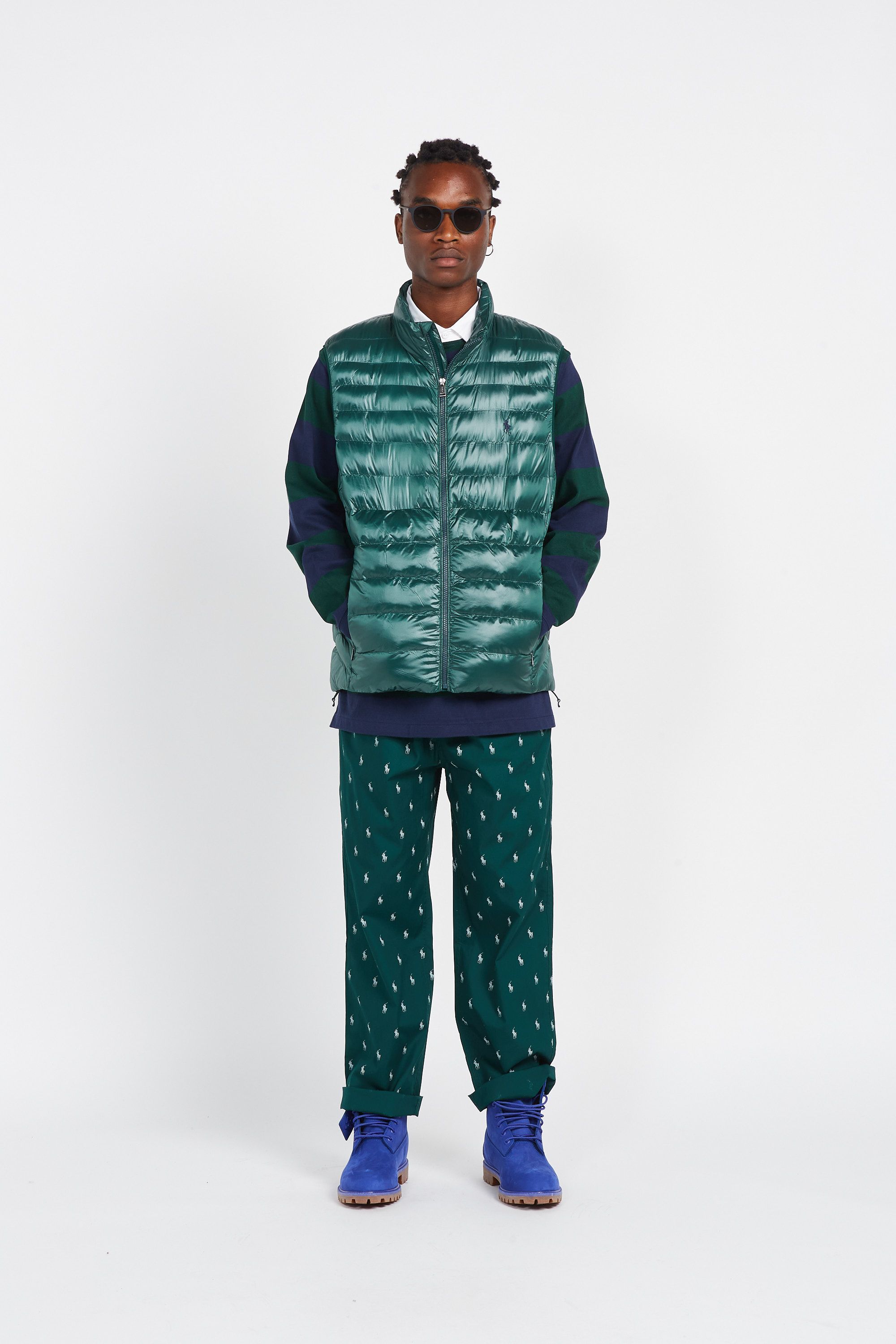 POLO RALPH LAUREN Polo manches longues The Iconic Rugby Shirt Multicolore