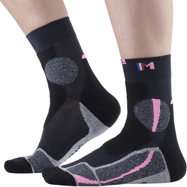 Chaussette randonnée MONNET SOCQUETTE MID EXPERT ROSE