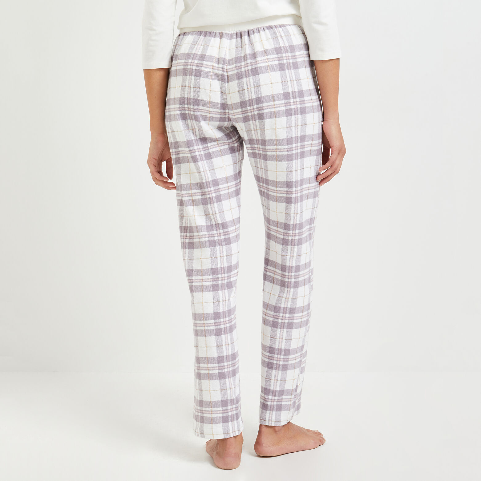 Pantalon pyjama carreaux femme