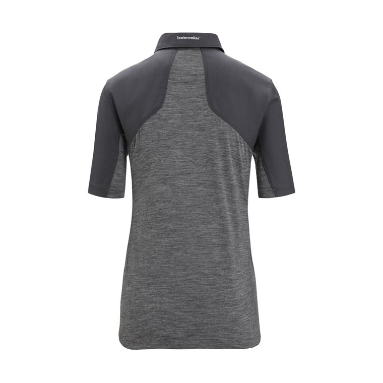 Icebreaker Hike SS Top Women Gritstone Heather/Monsoon