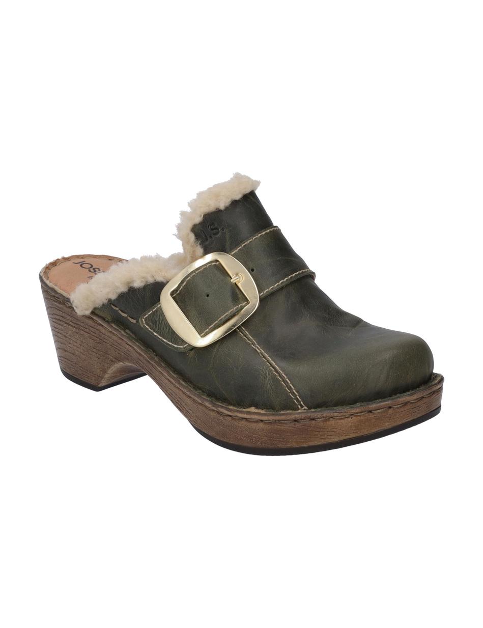 Clog Lily 10, oliv
