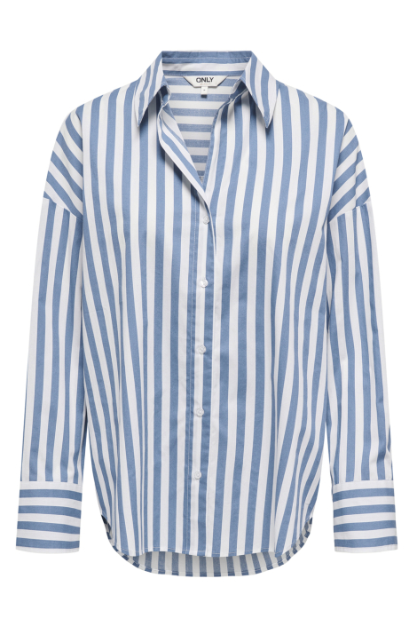 Only blauwe dames blouse