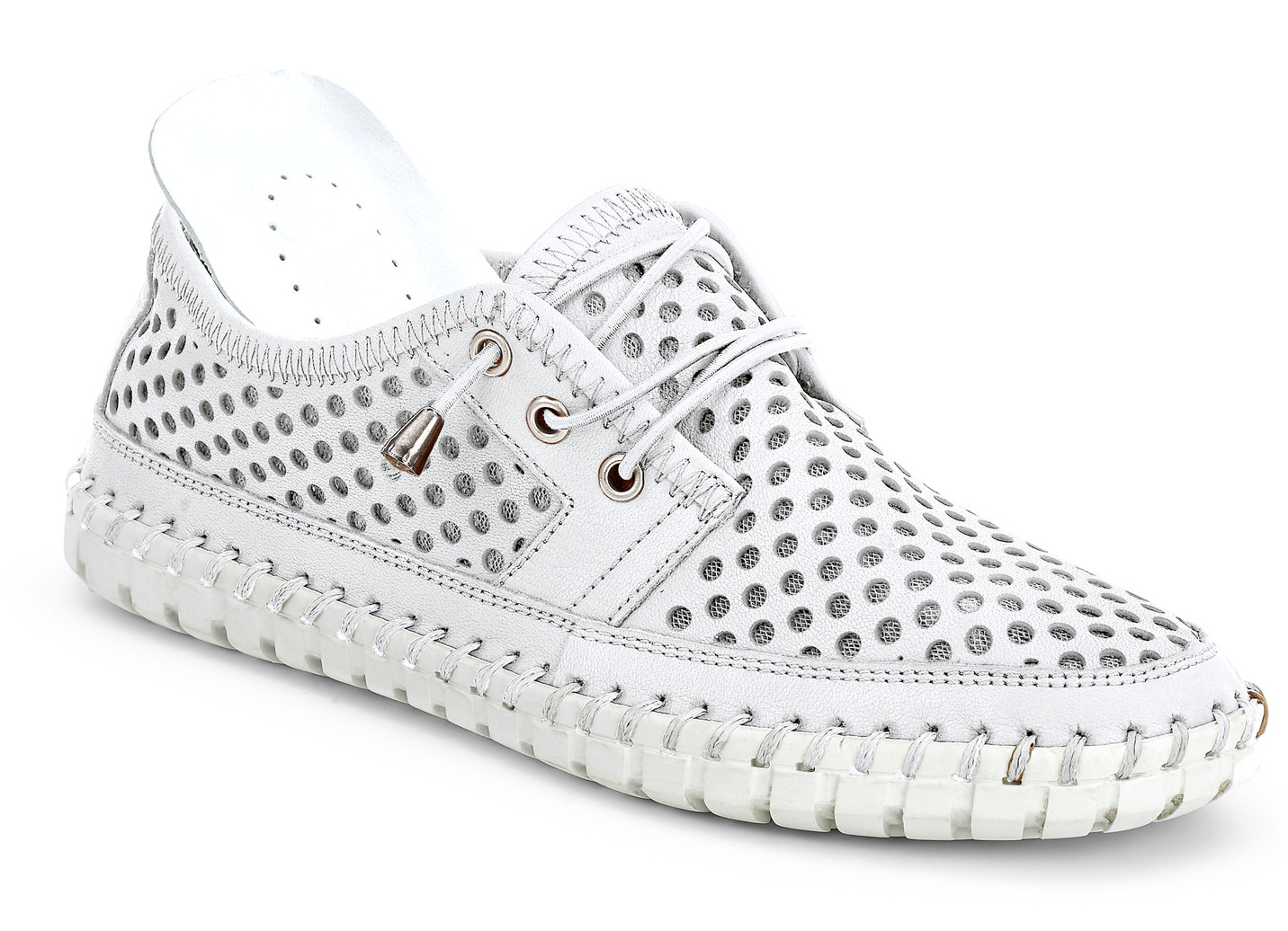 Gemini Schnürschuh aus Rind-Nappaleder mit luftiger Perforation