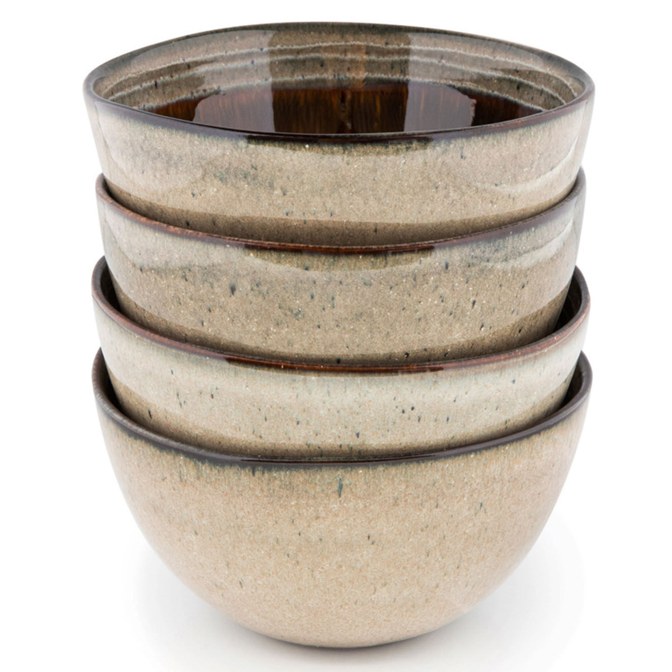 Bazar Bizar 6 Bols Comporta multicolores - 15x15x8 cm