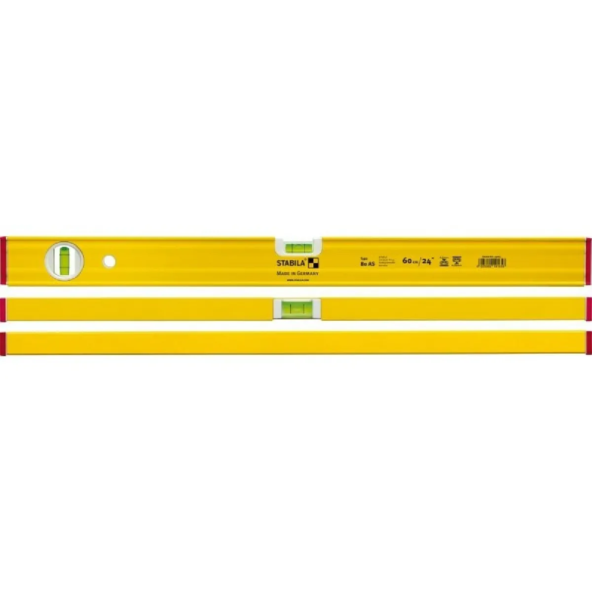 STABILA 80AS Niveau à bulle - 50 cm